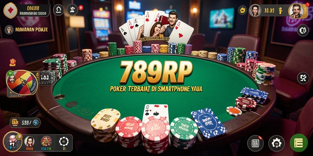 Tampilan gameplay Poker dari 789RP yang seru dan menarik.