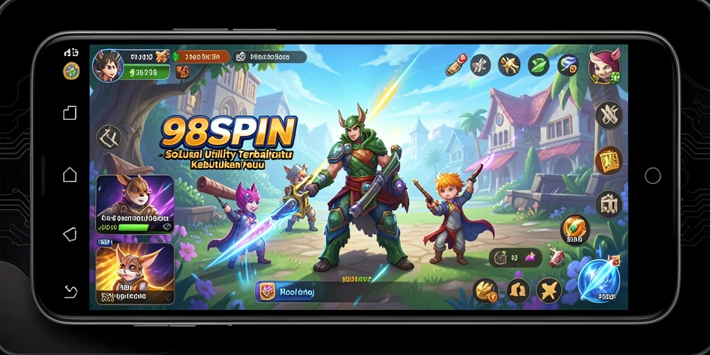 Tampilan antarmuka 98SPIN yang mudah diakses dan intuitif.