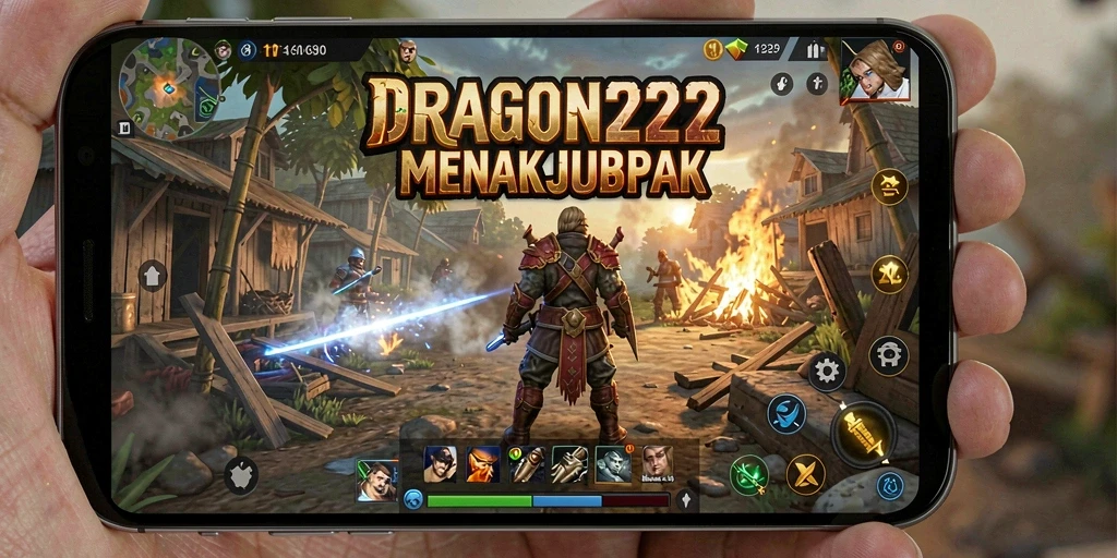 Screenshot gameplay DRAGON222 menunjukkan aksi menara yang epik.