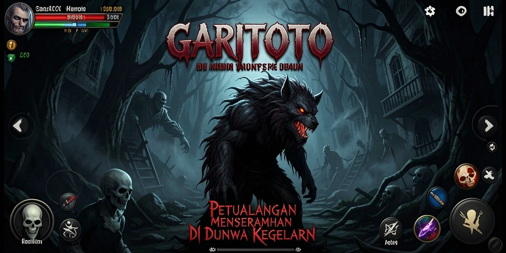 Screenshot utama GARITOTO menampilkan suasana gameplay Horror yang mendebarkan.