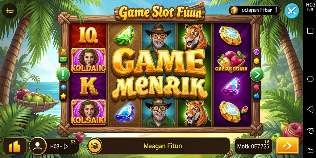Tampilan gameplay H03 yang menarik saat berputar di mesin slot.