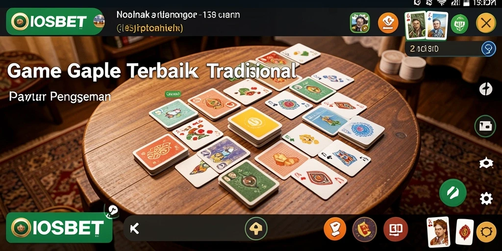 Tampilan gameplay Gaple yang menarik dan seru.