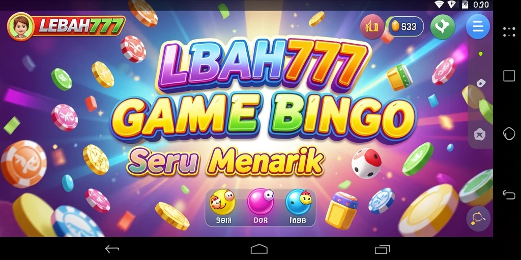 Tampilan gameplay Bingo di LEBAH777 yang seru.