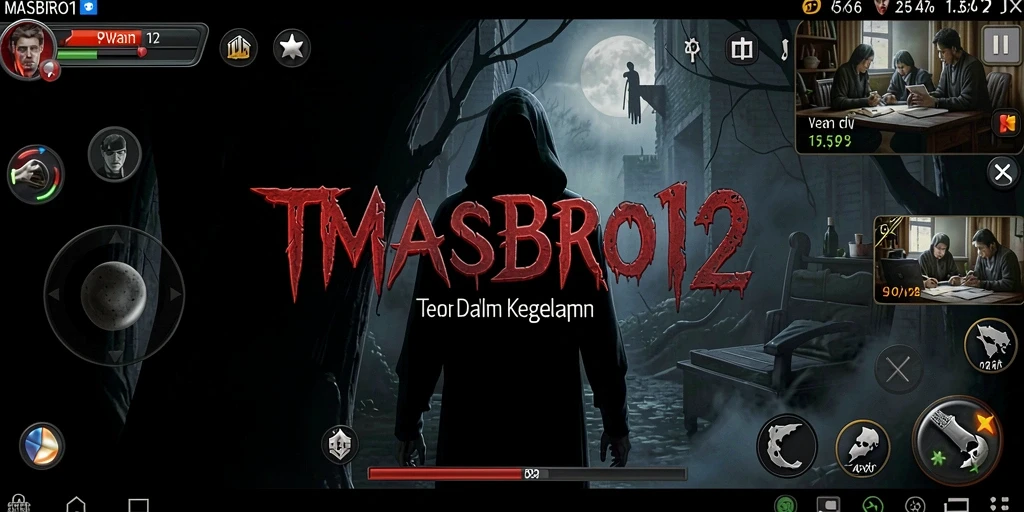 Screenshot menakutkan dari gameplay Horror yang membuat jantung berdebar.