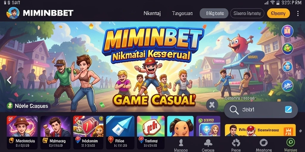 Gambaran gameplay seru dalam MIMINBET dengan tantangan menarik.
