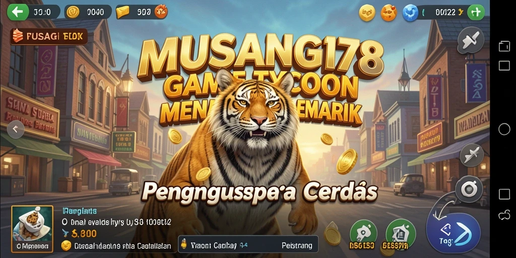 Tampilan gameplay <strong>MUSANG178</strong> yang menarik dalam mengelola bisnis.