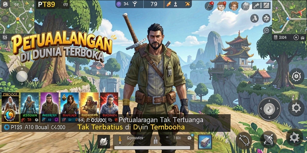 Gameplay menakjubkan di dunia terbuka PT89.