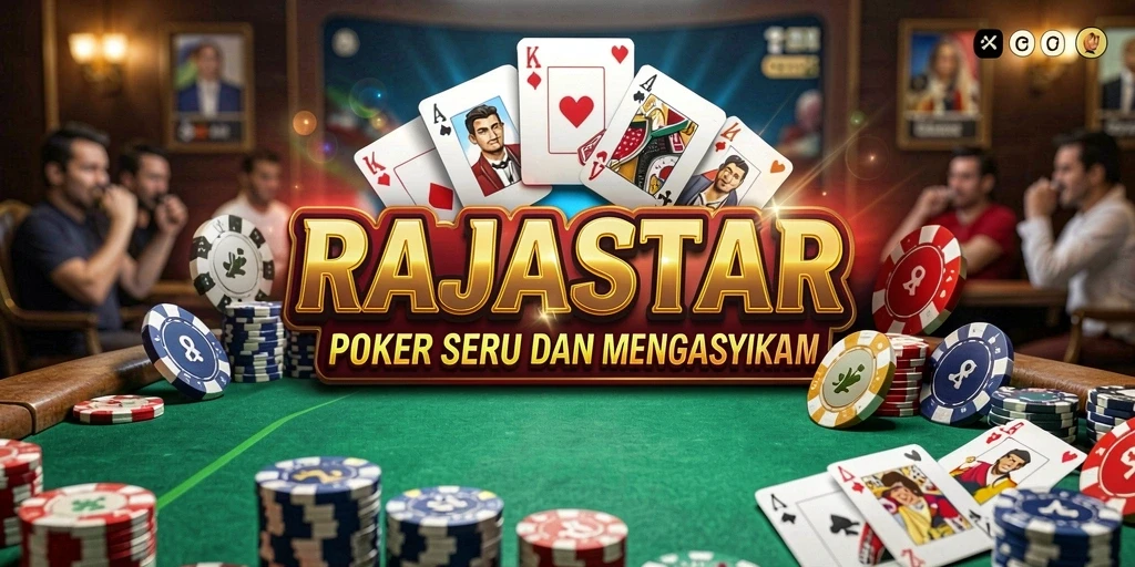 Tampilan gameplay yang menarik dan seru saat bermain poker.
