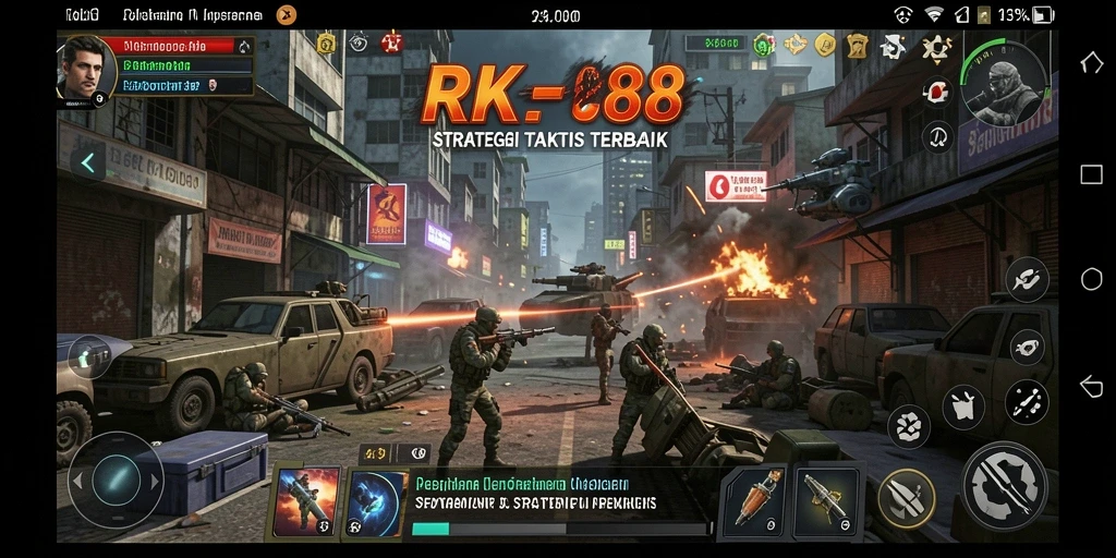 Tampilan gameplay SLG yang mendebarkan dan mendalam.