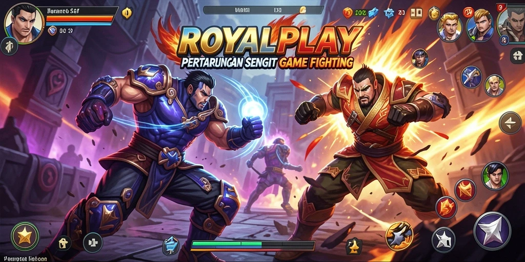 Tampilan gameplay bertarung sengit di ROYALPLAY.