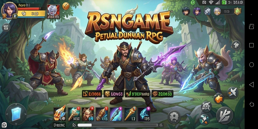Tampilan gameplay RSNGAME yang seru dan penuh tantangan.