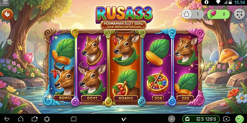 Tangkapan layar RUSA33 menampilkan gameplay Slot yang menarik dan seru.