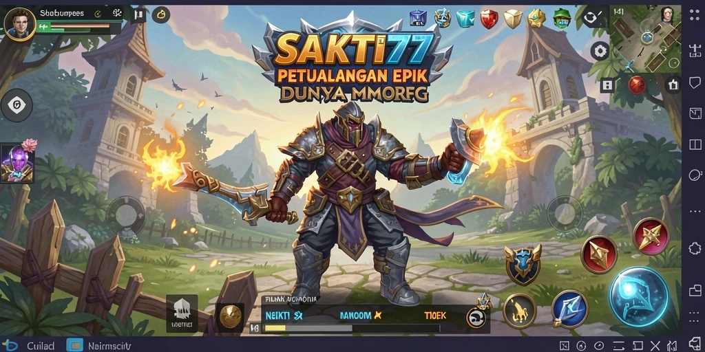 Tangkapan layar gameplay SAKTI77 yang menunjukkan pertempuran epik antar pemain.