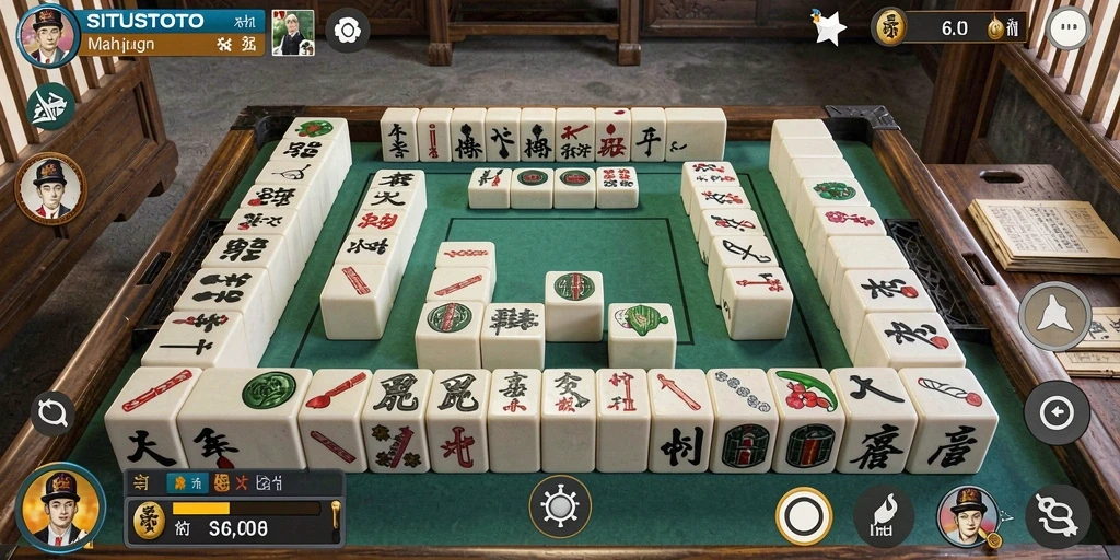 Gameplay Mahjong yang seru dan menantang di SITUSTOTO.