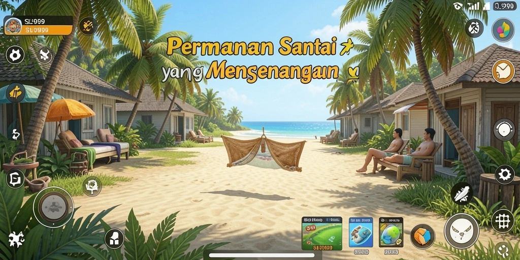 Tangkapan layar utama SL999 menampilkan gameplay yang mengasyikkan.
