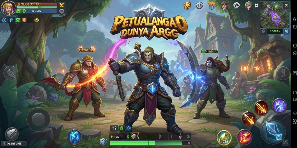 Gameplay seru SOLOTOTO dengan pertarungan mendebarkan.