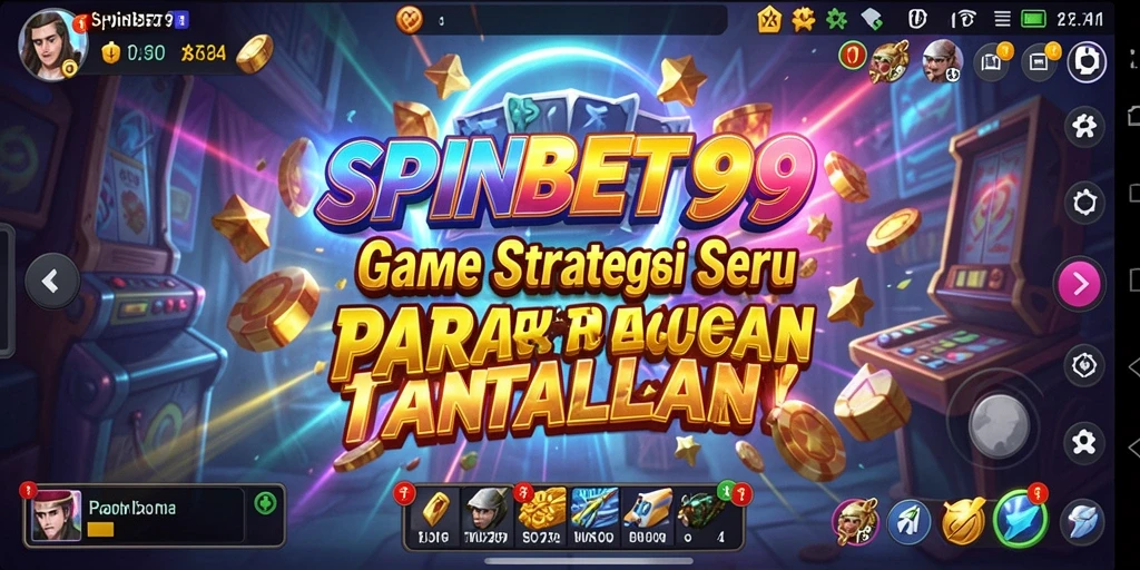 Tampilan gameplay SPINBET99 yang menantang dan strategis.