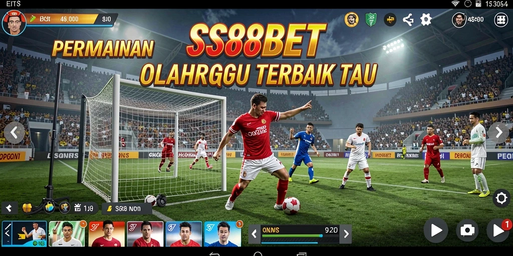 Tampilan utama <strong>SS88BET</strong> dengan fitur permainan olahraga yang menarik.