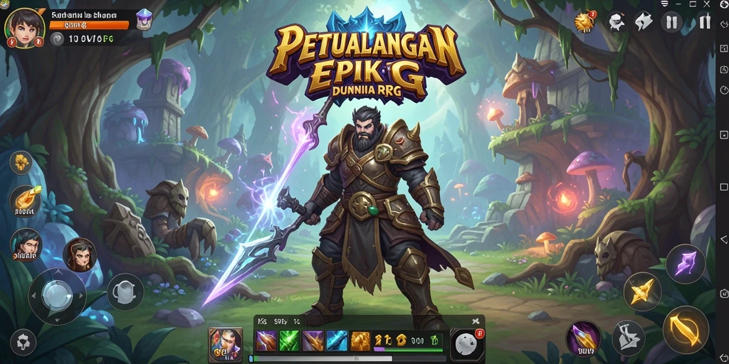 Screenshot SVIP6 menampilkan aksi seru dalam pertarungan RPG.